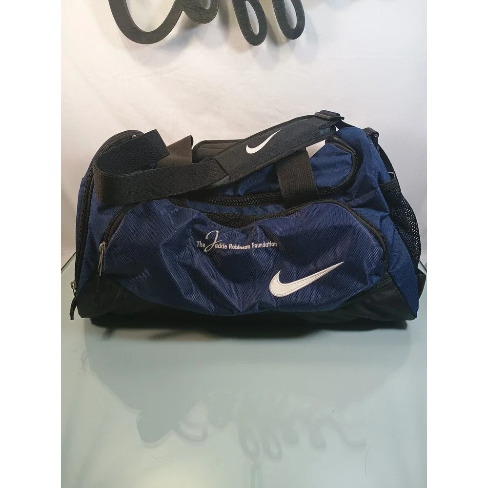 Nike gym duffle bag men,The Jackie Robinson Foundation Print, Never Used